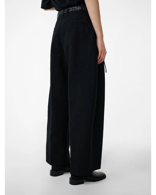 Studio Nicholson Black Minos Pleated Trousers