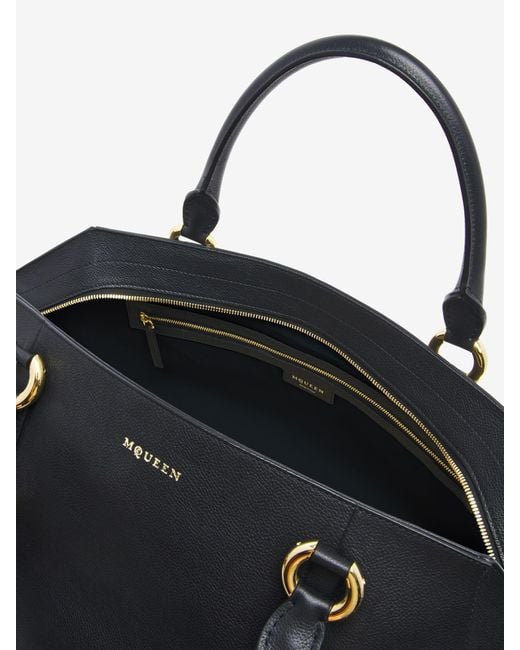 Alexander McQueen Black Farringdon Maxi Tote Bag for men