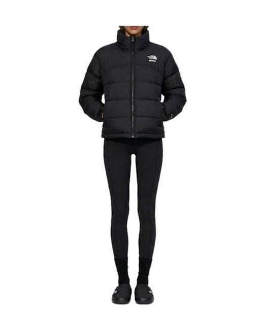 The North Face Black Short Down Jacket With Zip