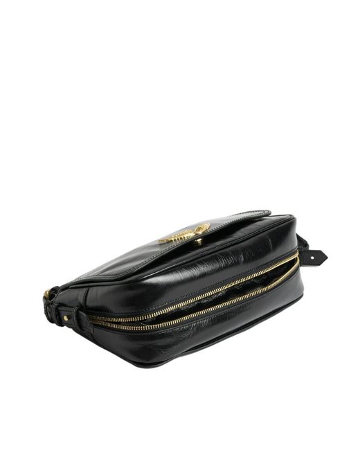Zadig & Voltaire Black Le Zouzou Vintage Patent Bag