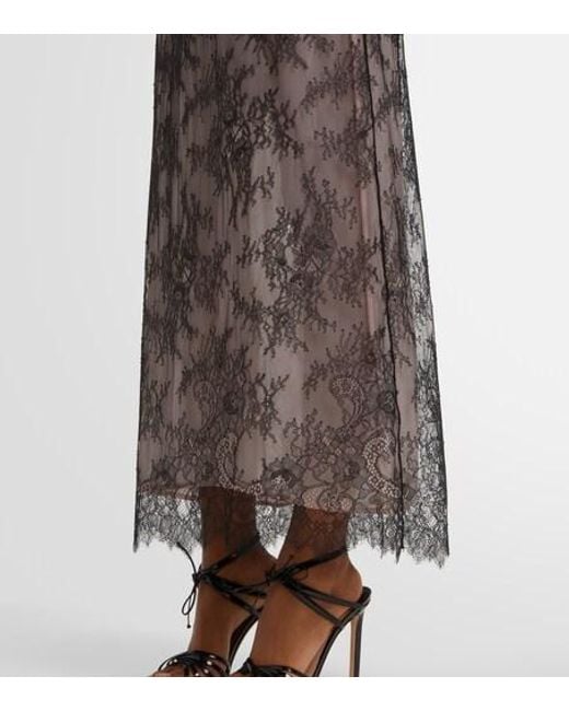 Blumarine Multicolor V-Neck Midi Dress