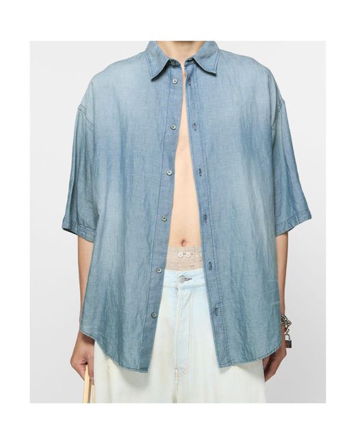 Acne Blue Denim Shirt for men