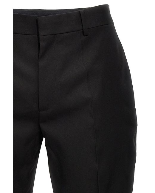Off-White c/o Virgil Abloh Black High Waist Straight Leg Pants for men