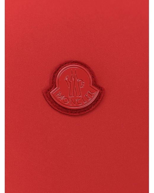 Moncler Red X Asap Rocky Logo Patch Zip-Up Gilet for men
