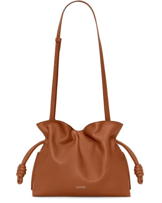 Loewe Brown Medium Flamenco Clutch