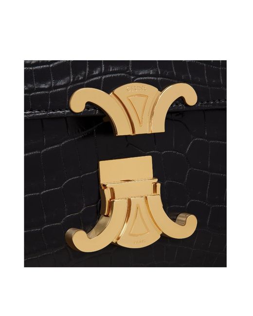 Céline Black Teen Triomphe Bag
