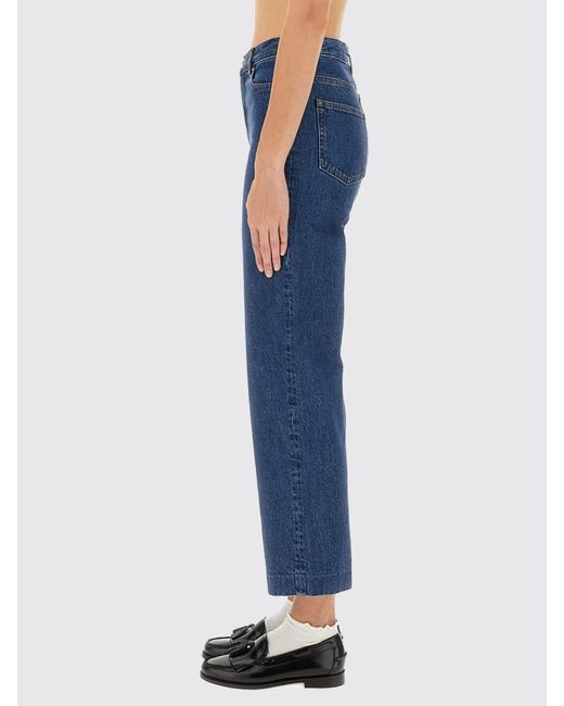 A.P.C. Blue Belt-Loop Jeans