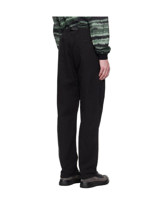 Gramicci Black Adjustable Waist Pant for men