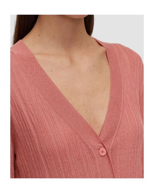 Joseph Pink V-Neck Buttoned Cardigan for men