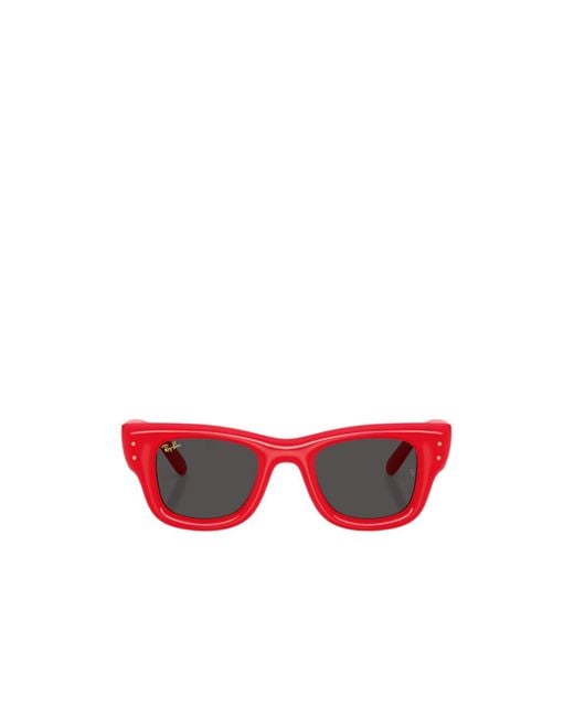Ray-Ban Red Wayfarer Puffer for men
