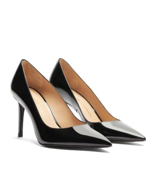 Stuart Weitzman Black Pointed High Heels