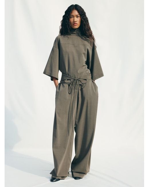 Jacquemus Black Tie-Front Top