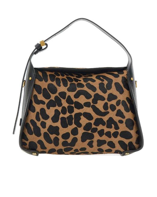 Gianni Chiarini Black Top Handle Tote Bag