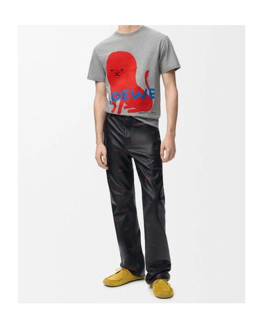 Loewe Gray Regular Fit T-Shirt
