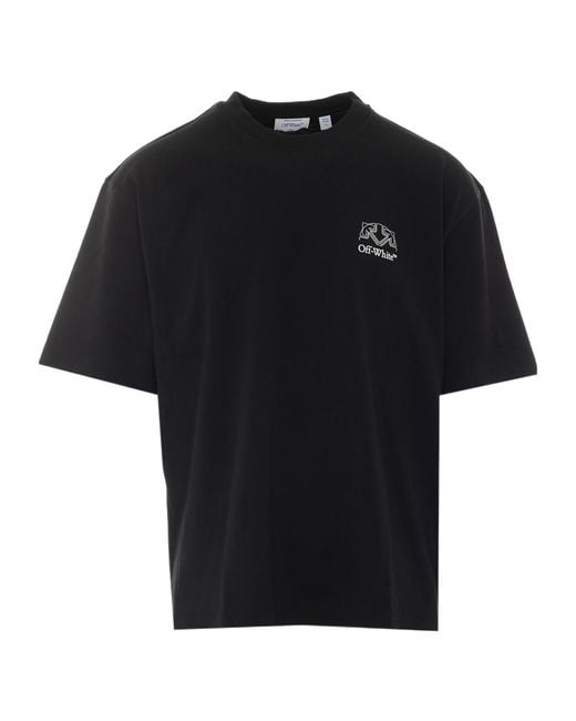 Off-White c/o Virgil Abloh Black Short-Sleeved T-Shirt for men