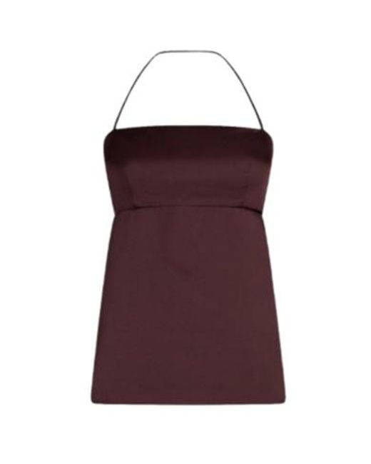 Liu Jo Purple Halterneck Sleeeless Top