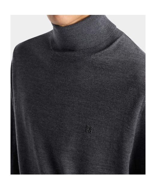DSquared² Blue D2 Upside Down Turtleneck Pullover for men