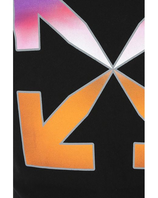 Off-White c/o Virgil Abloh Black Gradient-Style Logo T-Shirt