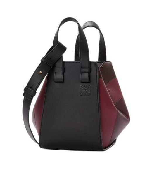 Loewe Black X Albers Compact Hammock Bag