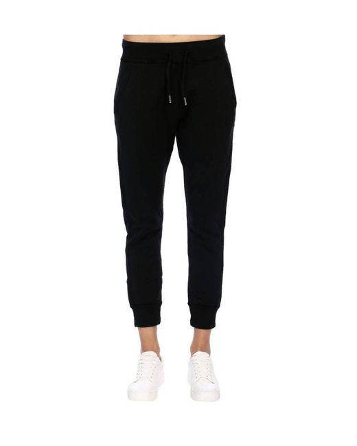 DSquared² Black Logo Details Sweatpants