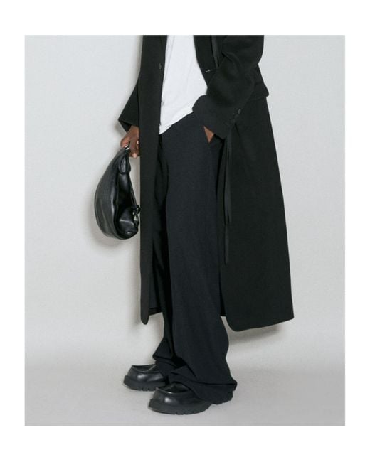 Ann Demeulemeester Black Gaspar Flared-Leg Trousers for men