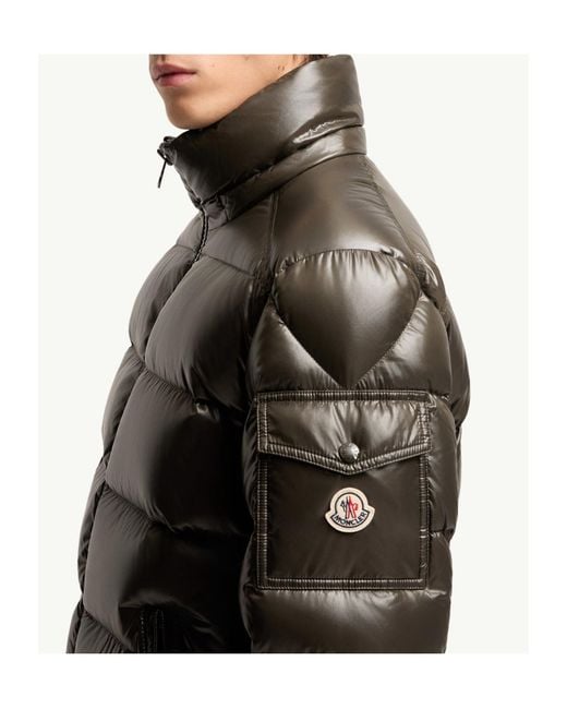 Moncler Green Maya Hooded Short Down Jacket for men