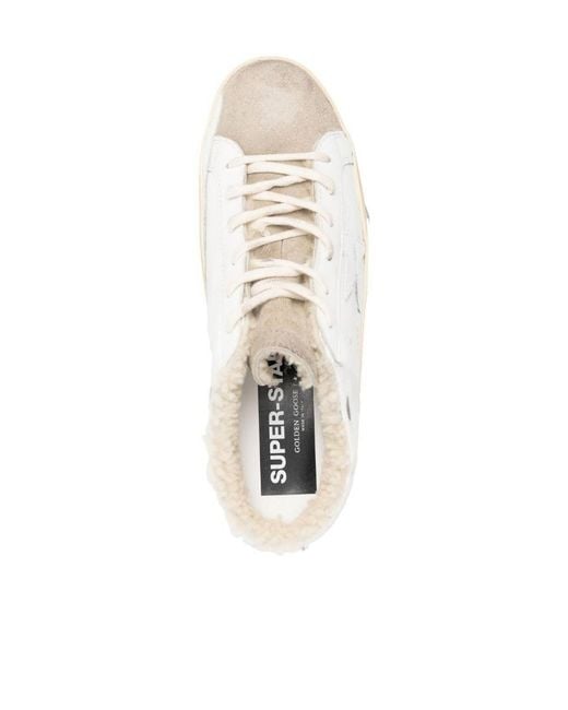 Golden Goose Deluxe Brand White Superstar Lace-Up Sabots