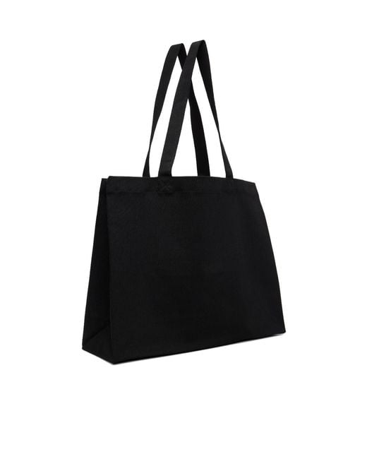 A.P.C. Black Diane Logo Tote Bag for men