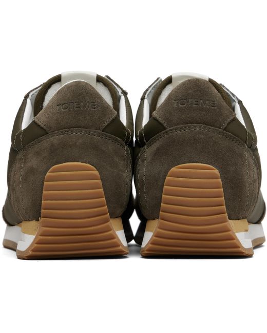 Totême Green Low-Top Sneakers