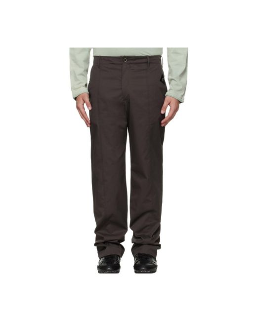 Kiko Kostadinov Gray Casual Pants With Belt Loops for men