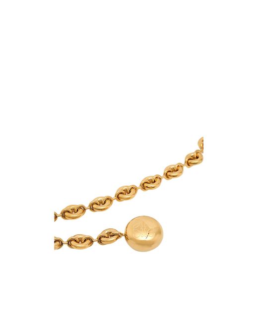 Loewe Metallic Donut Chain Belt