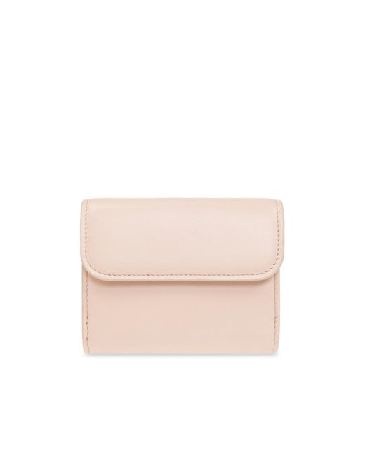 Chloé Natural Chloé Sense Small Tri-Fold Wallet
