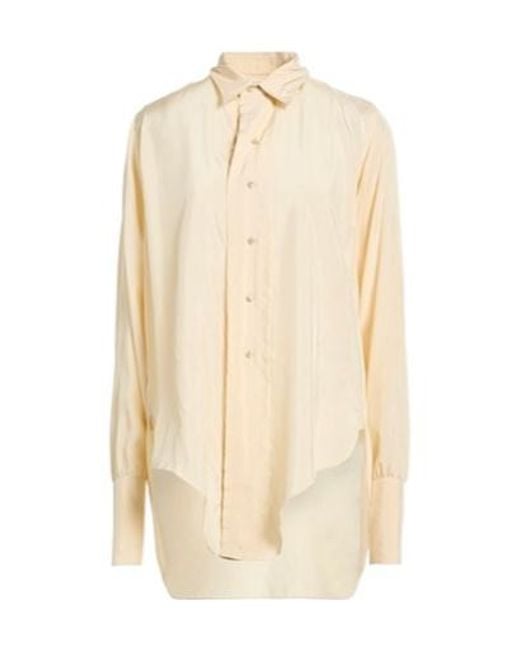 Maison Margiela Natural Solid Colour Shirts