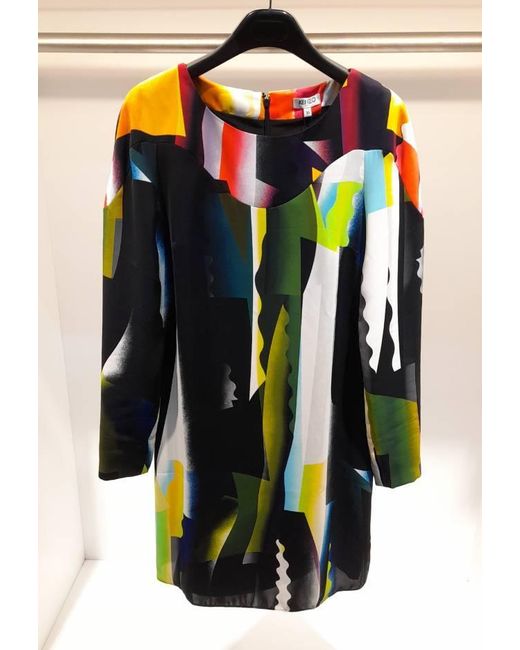 KENZO Blue Patterned Dress