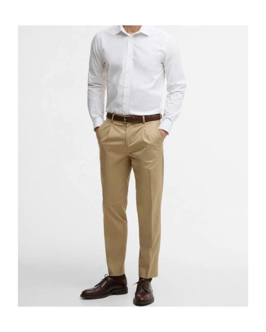 Barbour Natural Bellamy Cotton Trouser for men