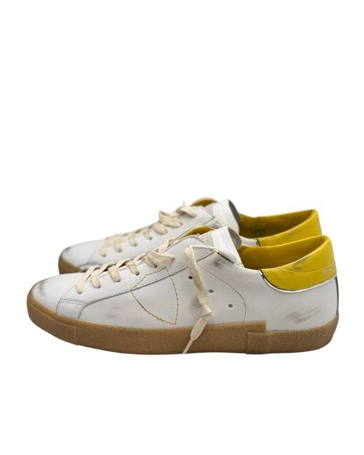 Philippe Model Multicolor Round Head Low-Cut Casual Shoes for men