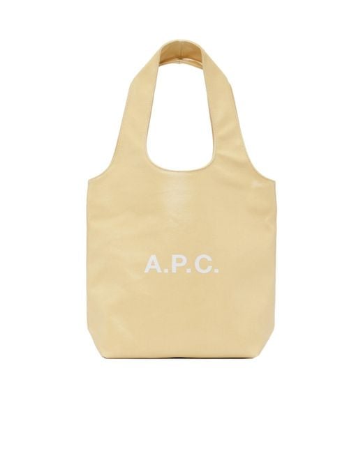 A.P.C. Natural Brand Logo Handbag