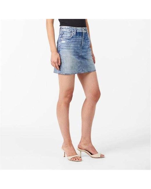 Rag & Bone Blue Multi-Pocket Skirt
