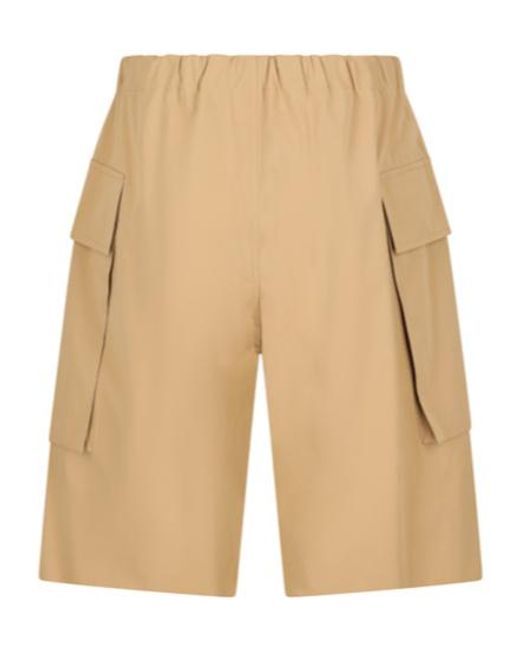 Jil Sander Natural Poplin Shorts for men