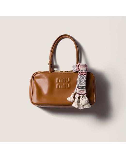 Miu Miu White Wool And Cashmere Trick