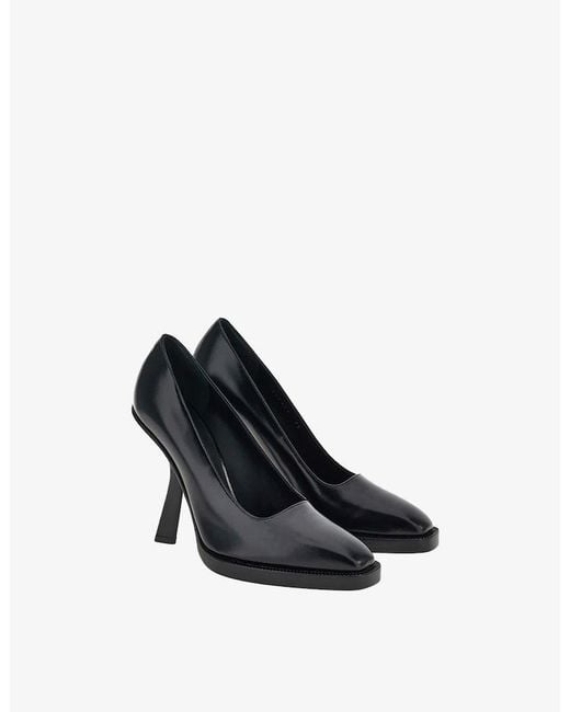 Ferragamo Black Ferragamo Shaped Pointed-Toe Pumps