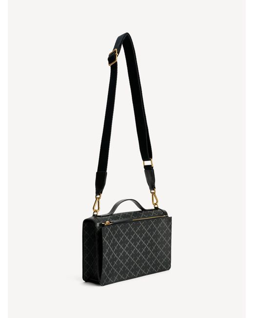 By Malene Birger Black Loennas Patterned Shoulder Bag