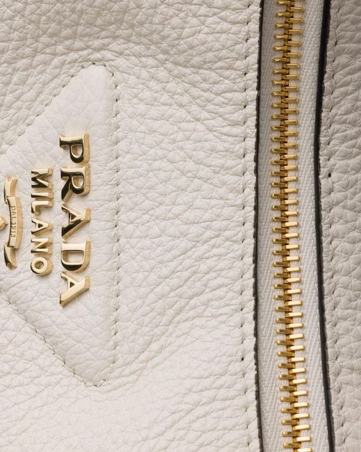 Prada Gray Sacca Small Shoulder Bag