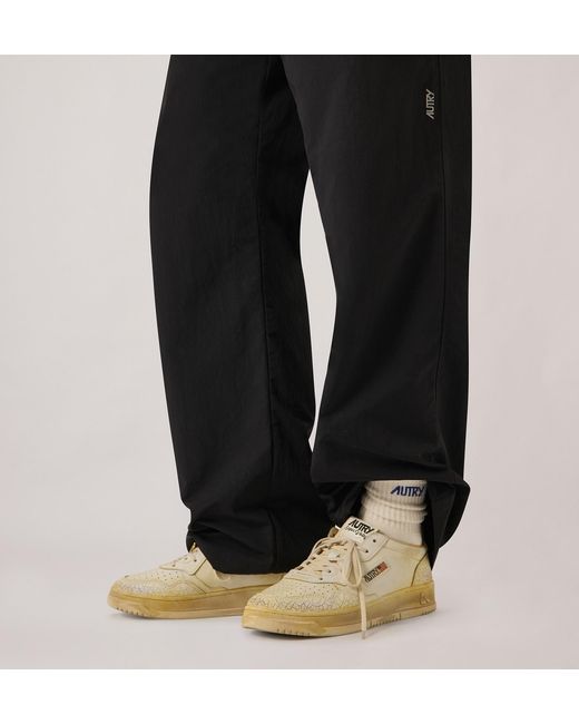 Autry Natural Distressed Low-Top Sneakers for men