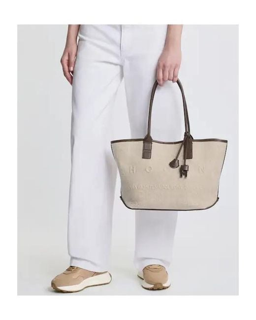 Hogan Natural H641 Lace-Up Sneakers