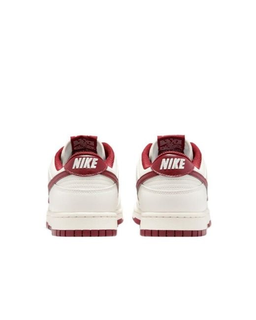 Nike Pink Dunk Retro Low-Top Sneakers for men