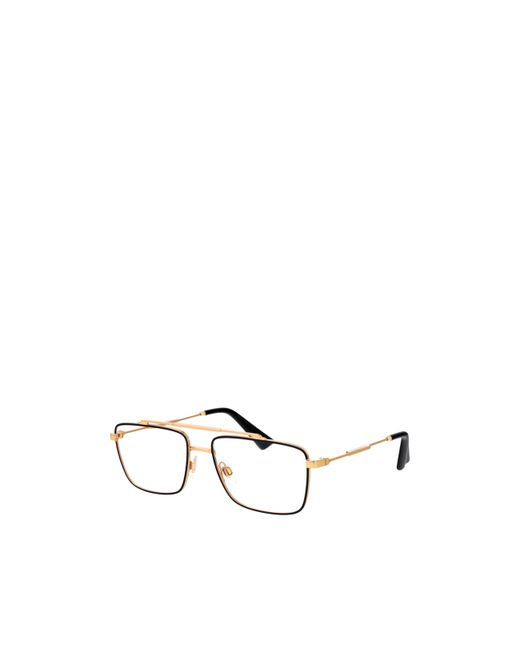 Dolce & Gabbana White Eyewear Rectangle Frame Glasses for men