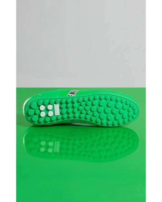 Bikkembergs Green Soccer Round Toe Sneakers for men