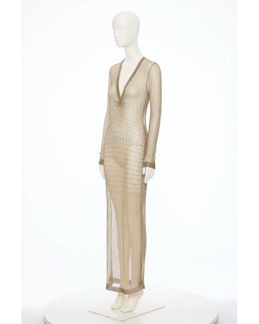 Valentino White Long-Sleeved Dress