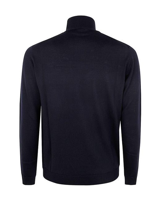 Nuur Blue Turtleneck Sweater for men